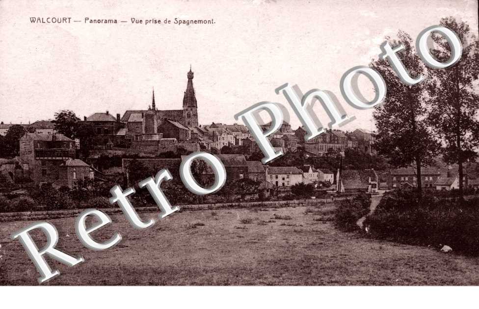 panorama, vue prise de Spagnemont