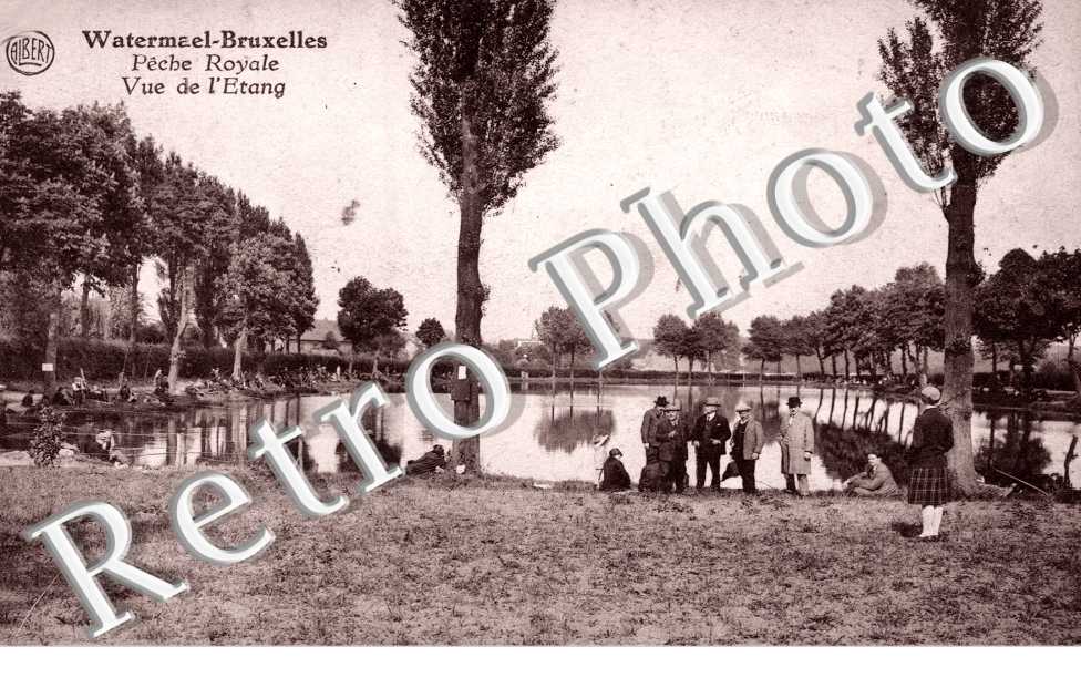 Watermael-Bruxelles, Peche Royale, Vue de l'Etang