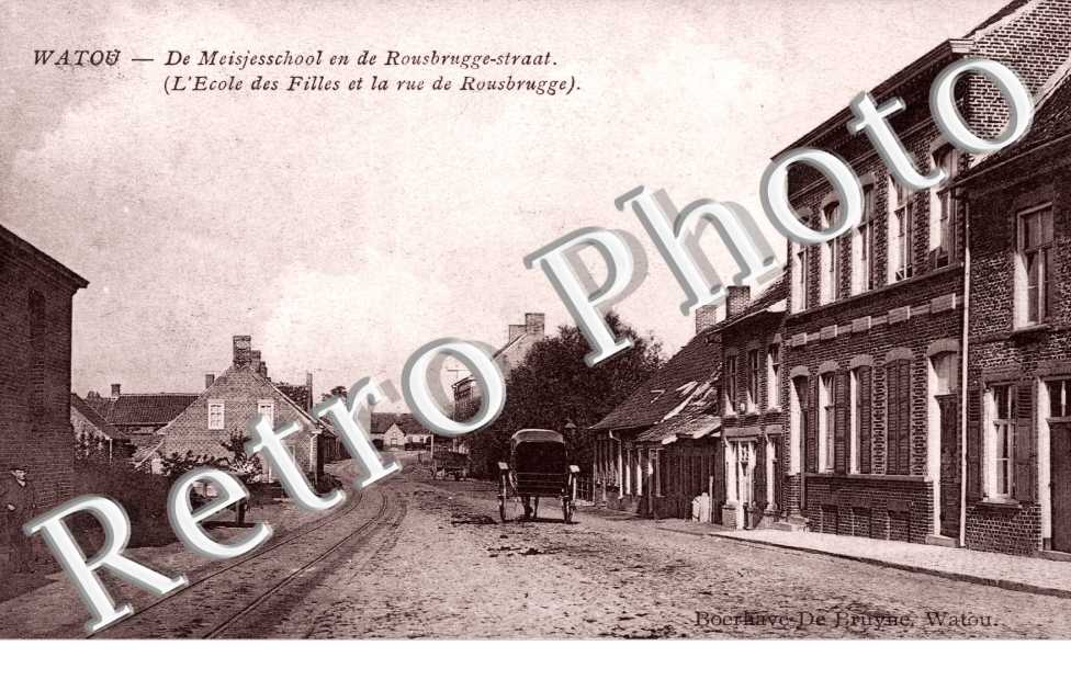 l'Ecole des Filles et la Rue de Rousbrugge