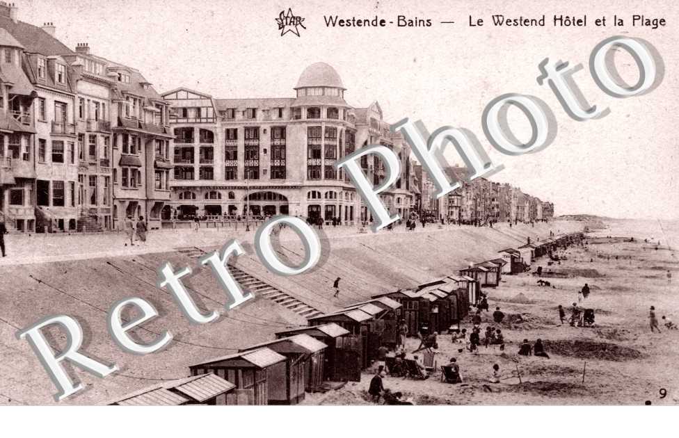 le Westende hotel et la plage