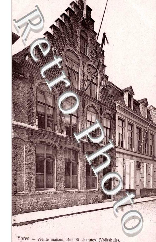 Vieille maison, rue Saint-Jacques (Volkshuis)