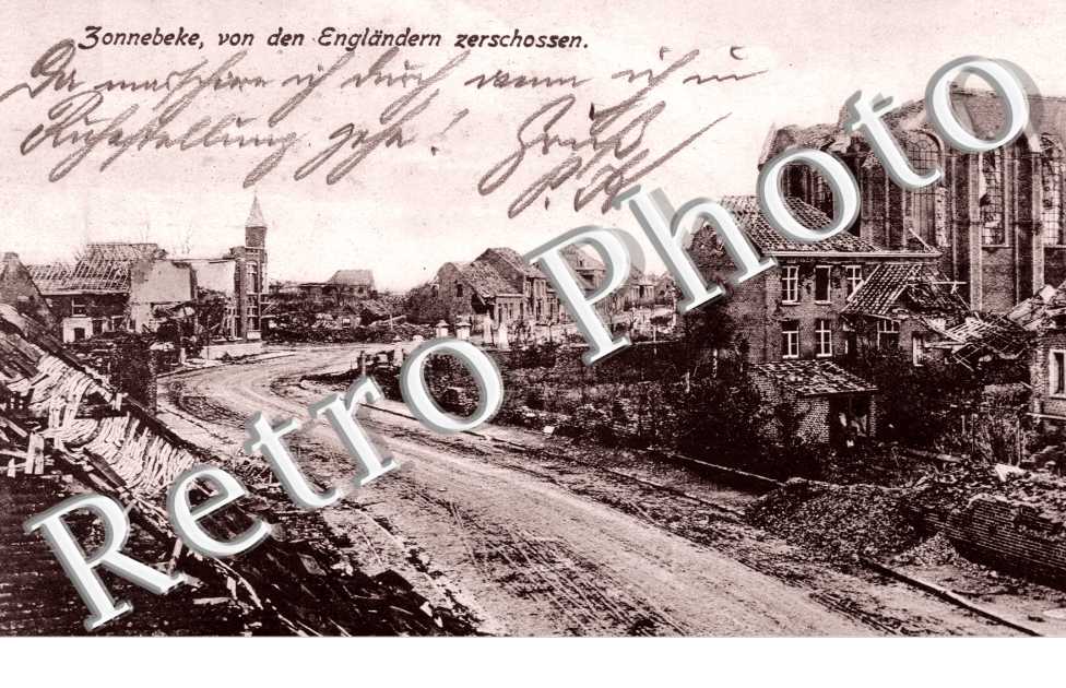 von den Englandern zerschossen