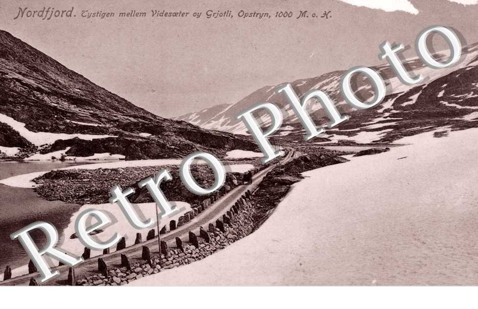 Nordfjord, Tystigen mellem Videsoeter oy Griotli Opstryn 1000 meters