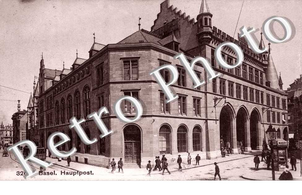 Hauptpost. bureau de poste principal