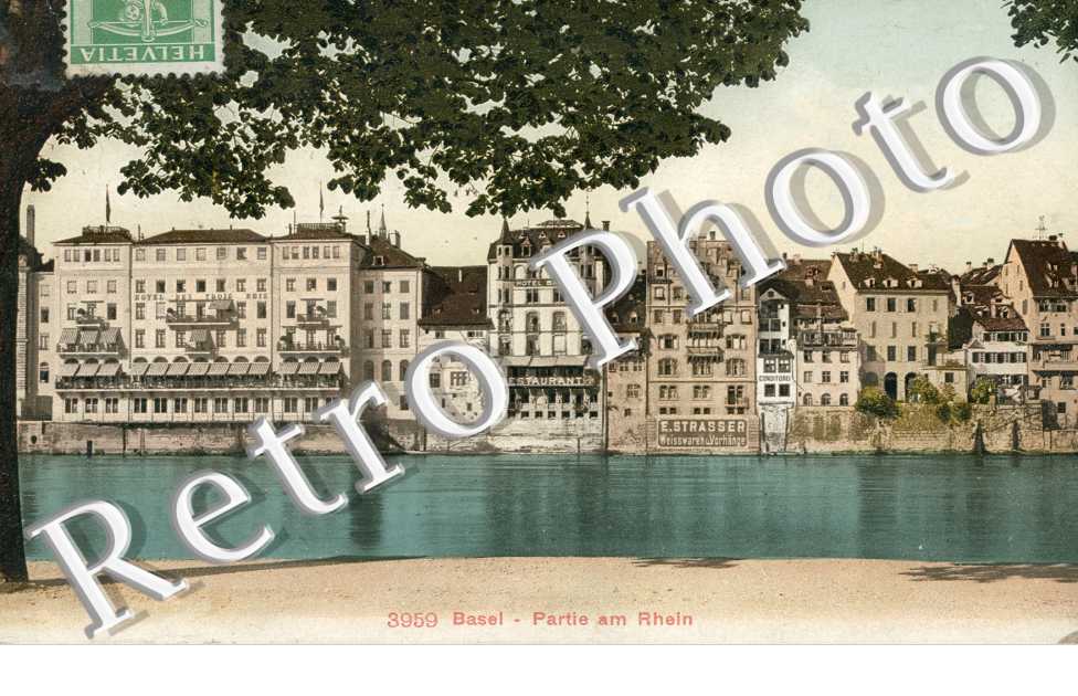 Partie am Rhein. Partie sur le Rhin