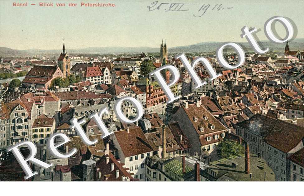 Blick von der Peterskirche. Vue depuis  Peterskirche