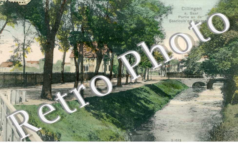 Dillingen am Saar, Partie an der Saarlouis'er Strasse