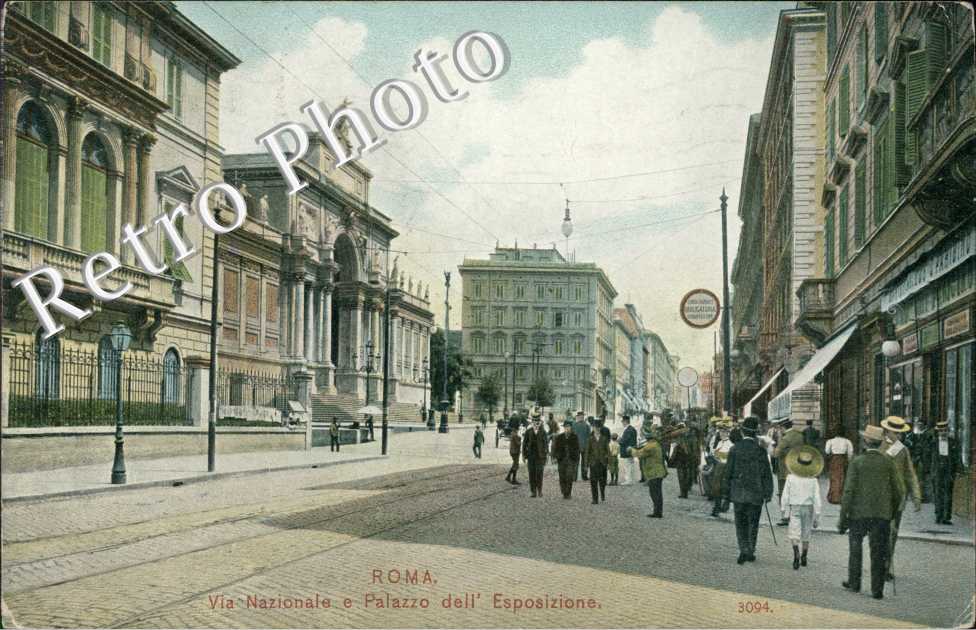 Via Nazionale e Palazzo dell' Esposizione