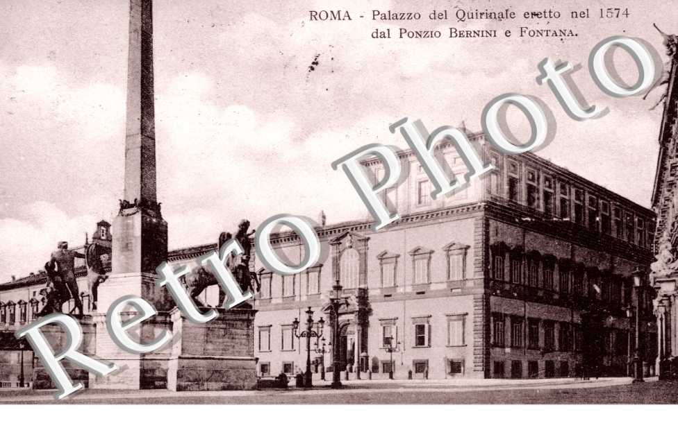 Palazzo del Quirinale eretto nel 1574 dal Ponzio Bernini e Fontana