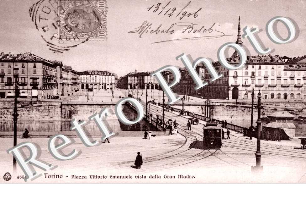 Piazza Vittorio Emanuele vista dalla Gran Madre