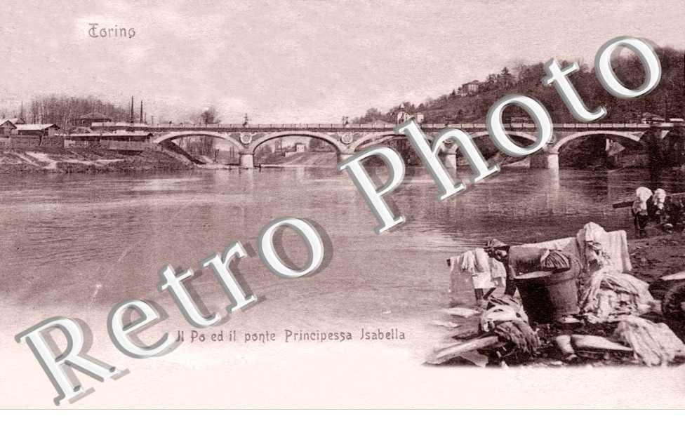 il Po ed il ponte principessa Isabella