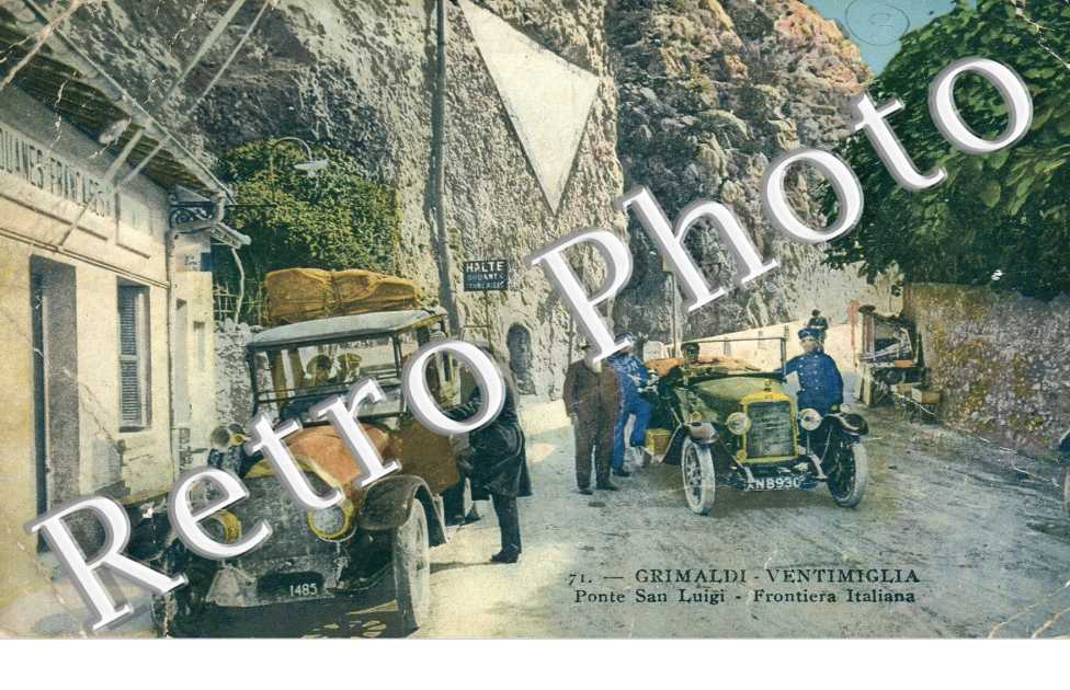 Grimaldi, Ponte San Luigi, Frontiera Italiana