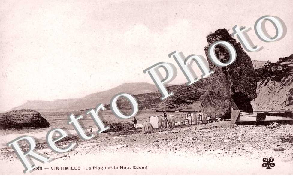 Vintimille, la Plage et le Haut Ecueil