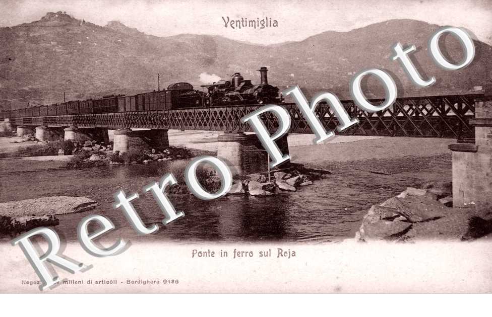 Ponte in ferra sul Roja