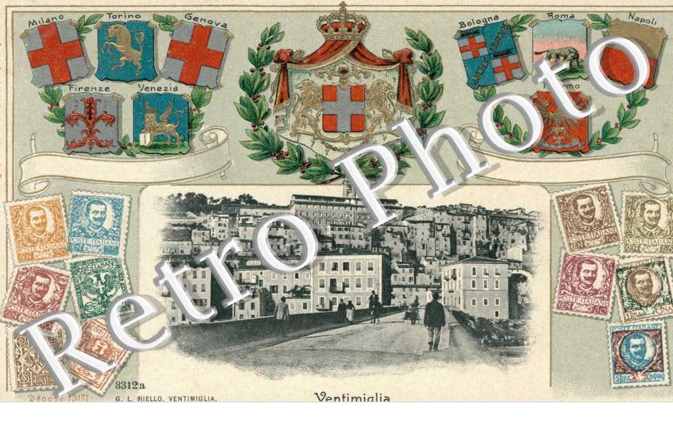 Carte philatelie + blason