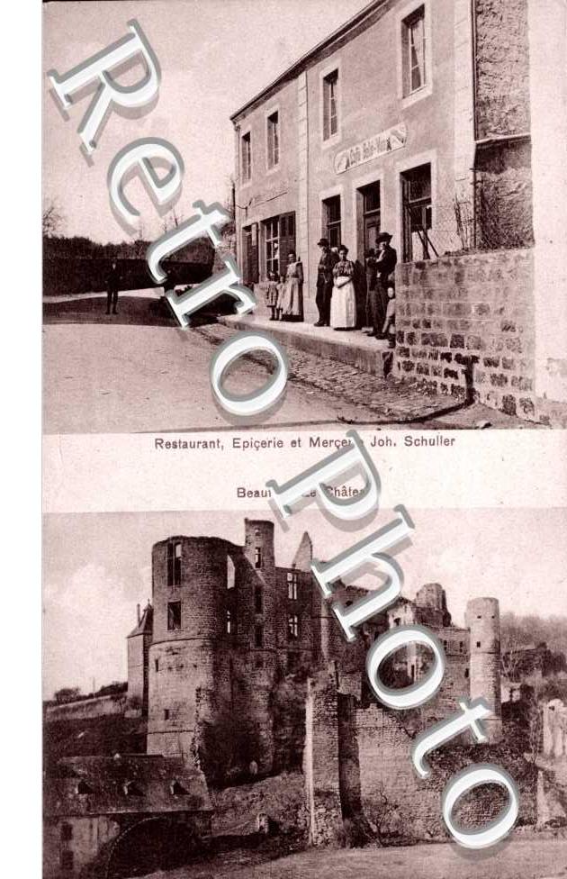 Restaurant, epicerie et mercerie Joh. Schuller  Le chateau