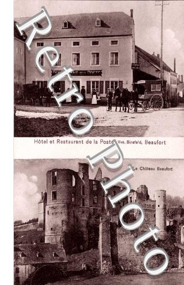 Hotel et Restaurant de la poste Vve Binsfeld   -  Le chateau