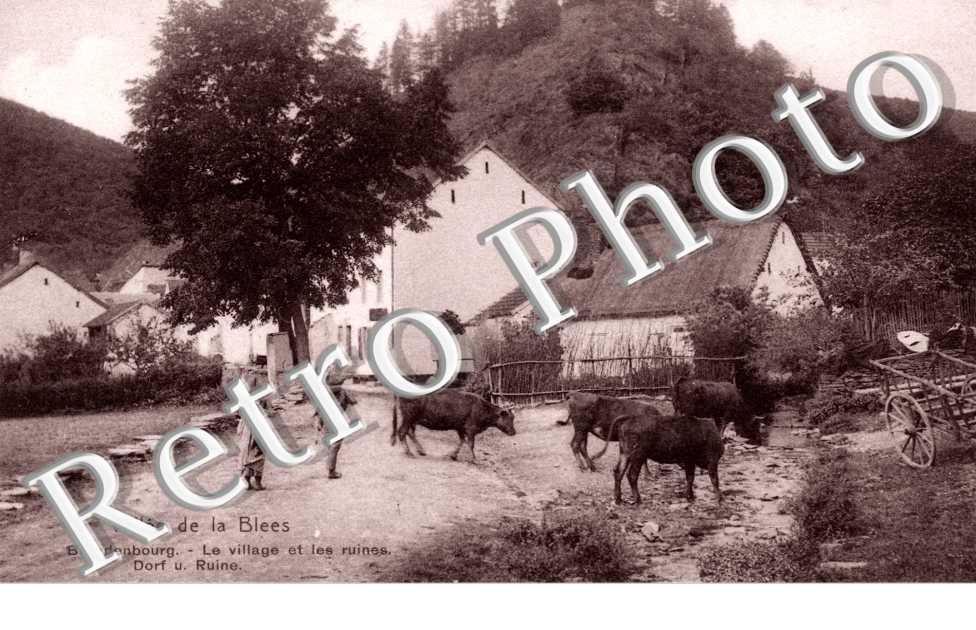 Vallee de la Blees Le village et les ruines