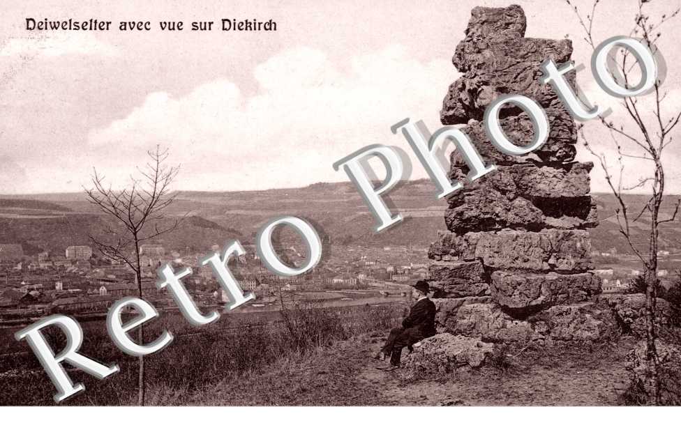 Deiwelselter avec vue sur Diekirch