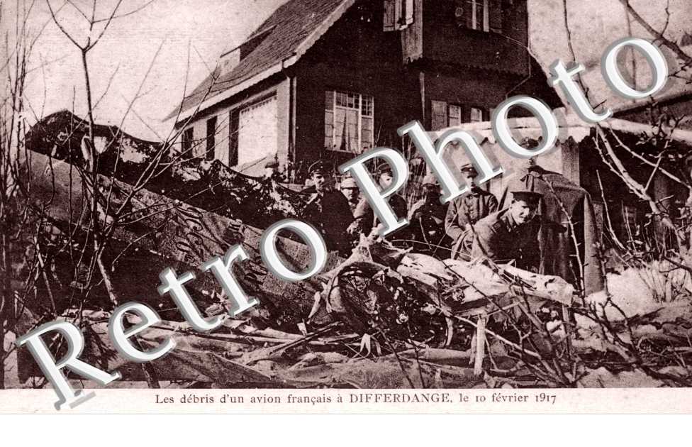 Debris d'un avion francais le  10 fevrier 1917