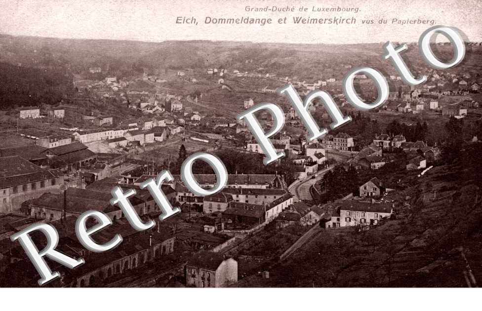 Eich, Dommeldange et Weimerskirch vus du Papierberg