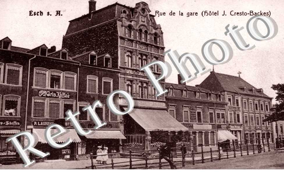rue de la gare Hotel  J. Cresto Backes