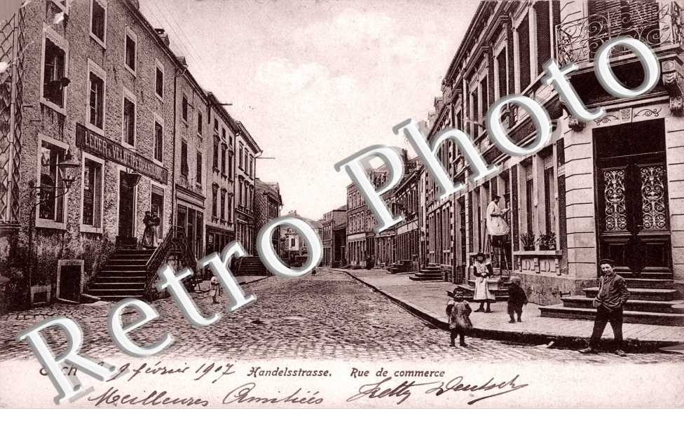 rue de commerce. Handelsstrasse