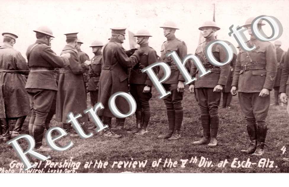 General Pershing at the review of the 5th Div