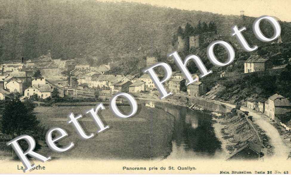LA ROCHE  panorama pris du St Quallyn