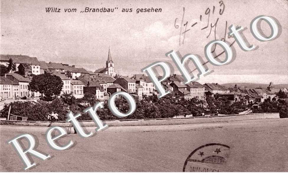 Wiltz vom " Brandbau " aus gesehen