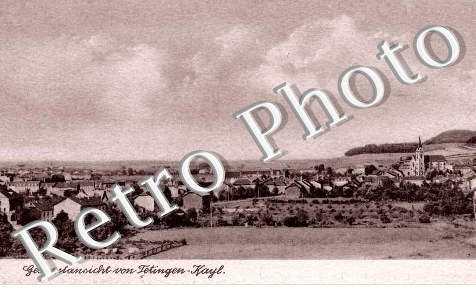 vue generale. Gesamtansicht von Tetingen-Kayl