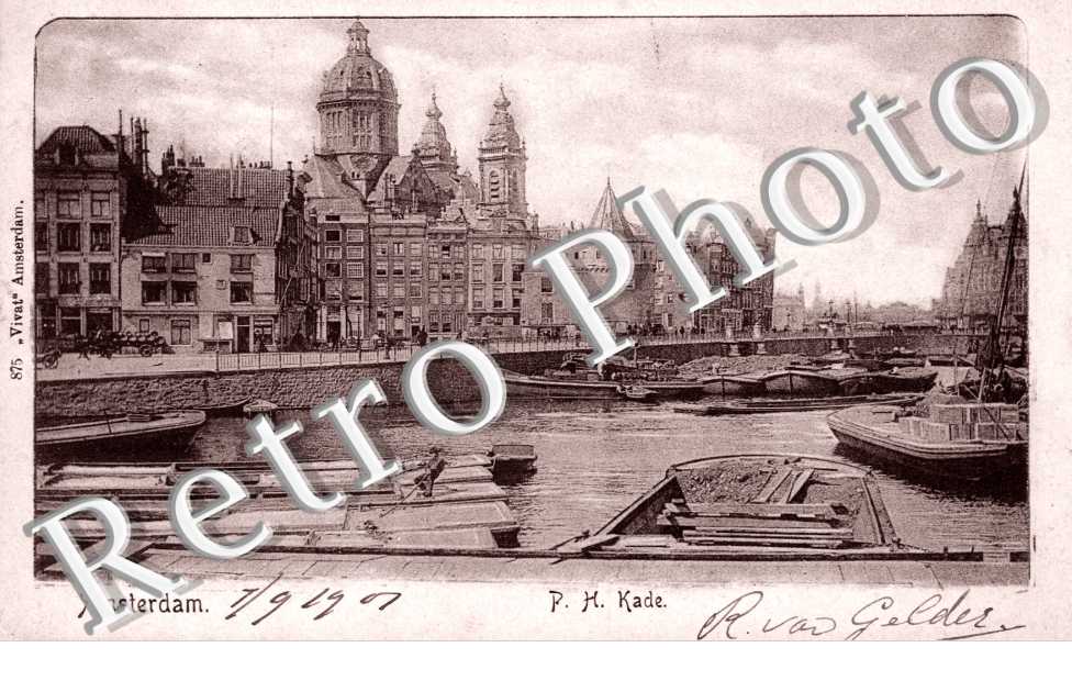 Prins Hendrikkade met St. Nicolaaskerk