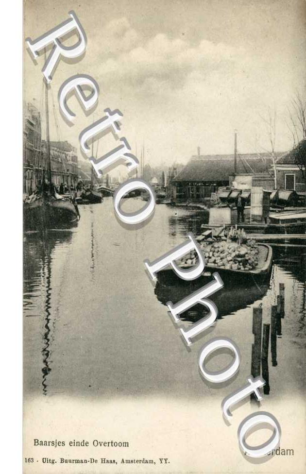 Baarjes einde Overtoom. Ouverture de Baarsjes