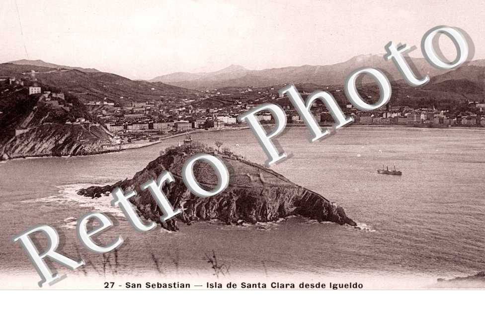 Isla de Santa Clara desde Igueldo