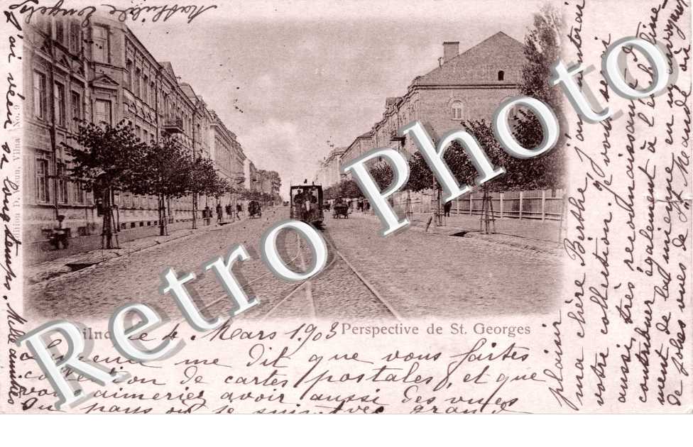 VILNA Perspective de St-Georges
