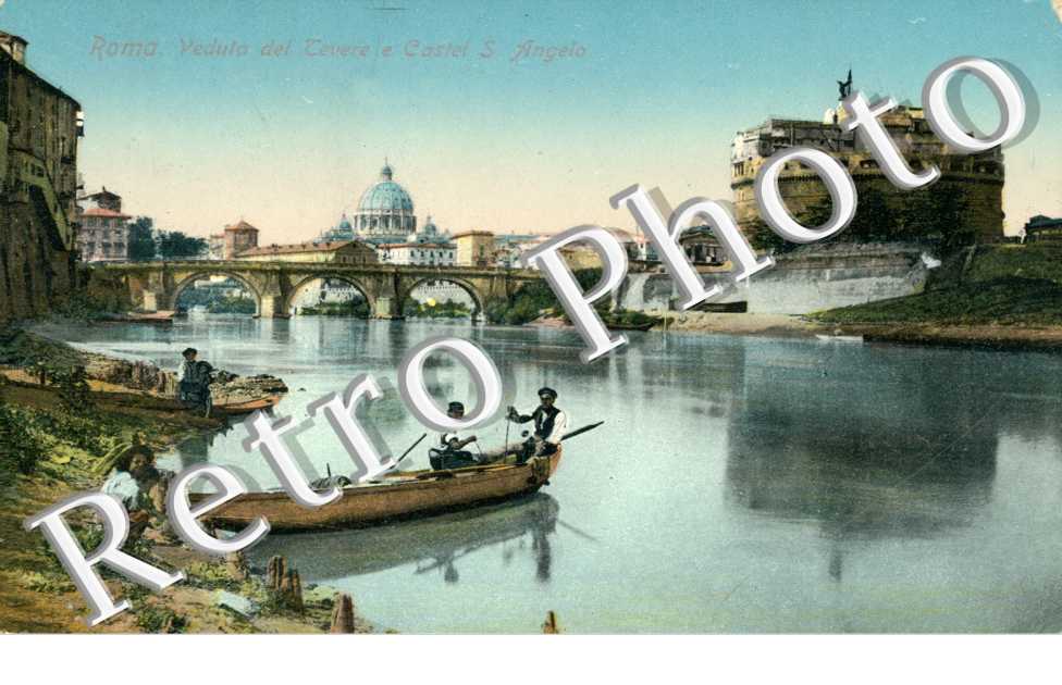 Veduta del Tevere e Castel S. Angelo