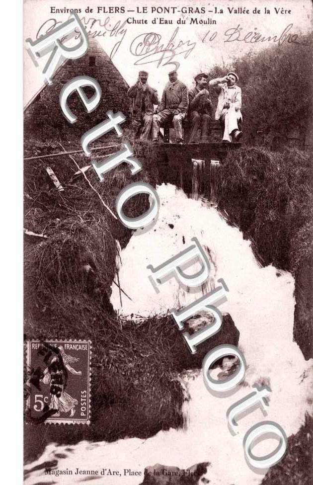 Le Pont Gras, Chute d'Eau du Moulin