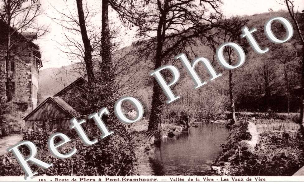 Route de Flers a Pont-Erambourg, Vallee de la Vere, les Vaux de Vere