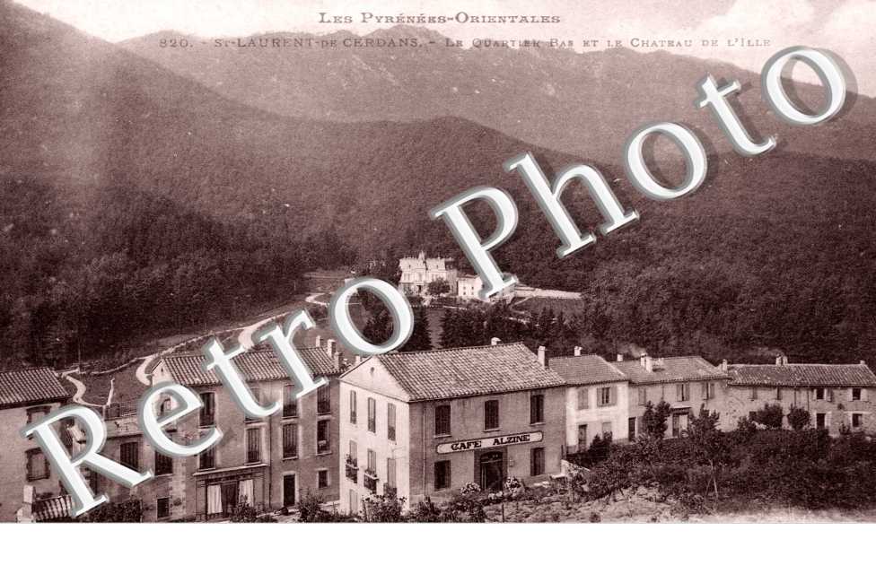 le quartier bas et le chateau de l'Ille