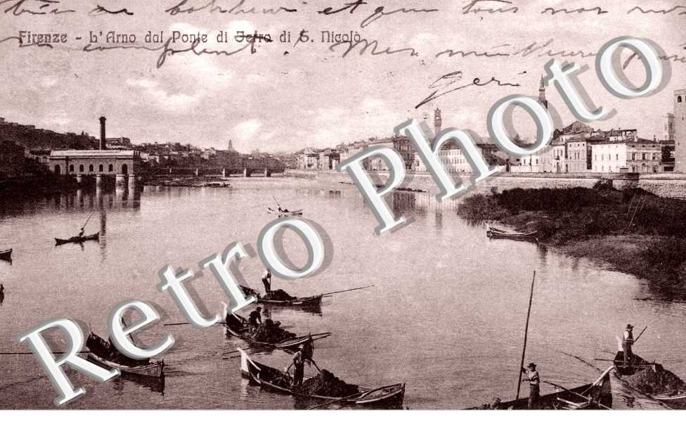l'arno dal Ponte Ferro di S. Nicolo
