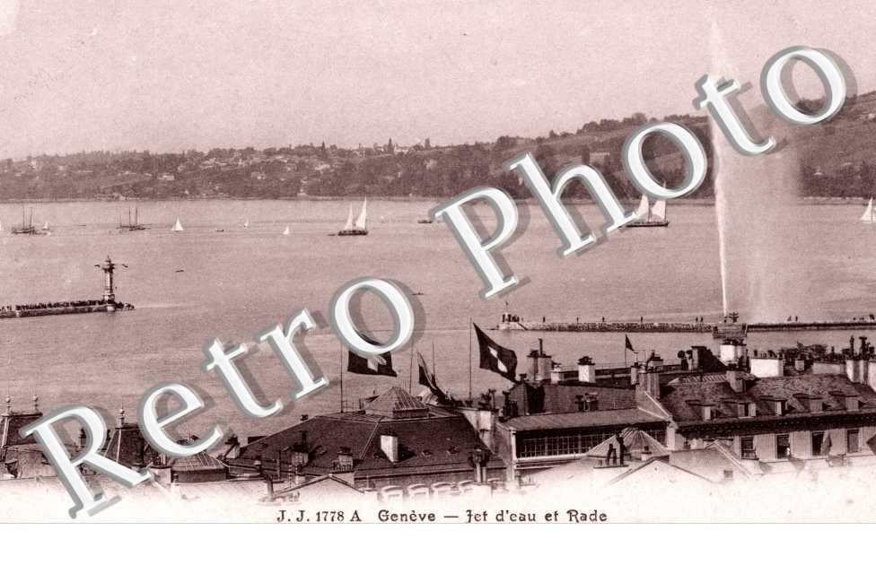 Jet d'eau et Rade
