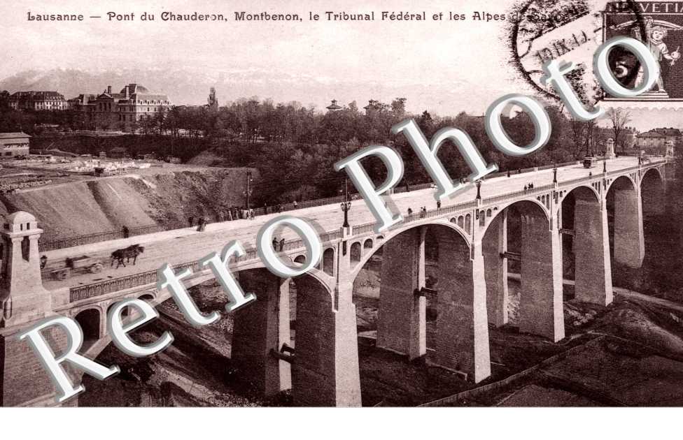 Pont du Chauderon, Montbenon, le tribunal federal
