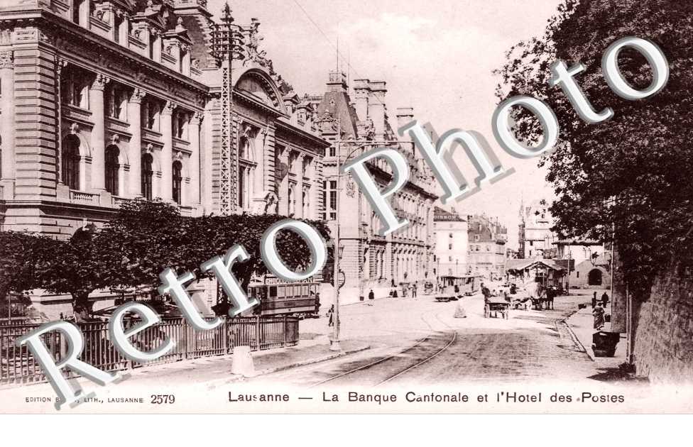 la Banque Cantonale et l'hotel des Postes