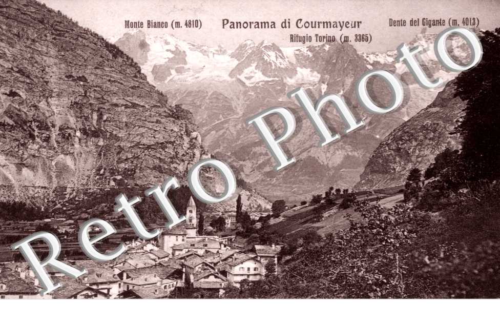 panorama di courmayeur