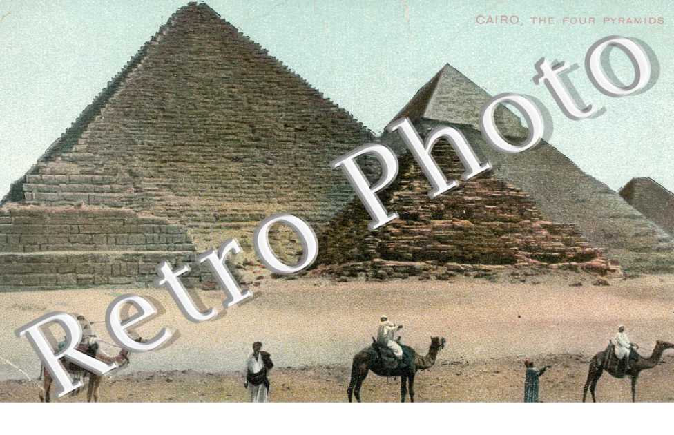 Vue general des pyramides
