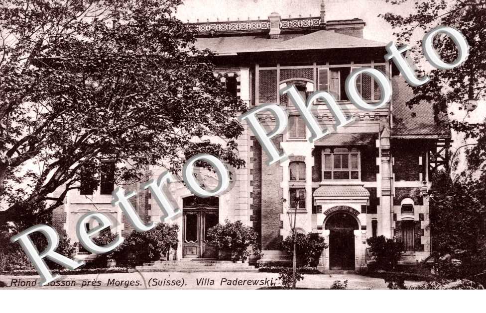 Villa Paderewski. Riond Bosson pres Morges.