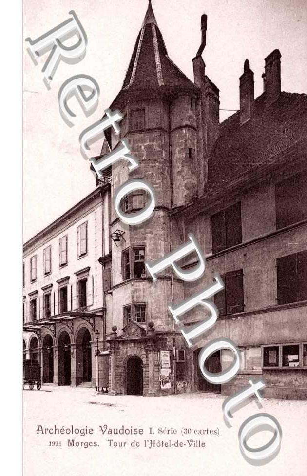 Acheologie Vaudoise. Tour de l'Hotel de la ville