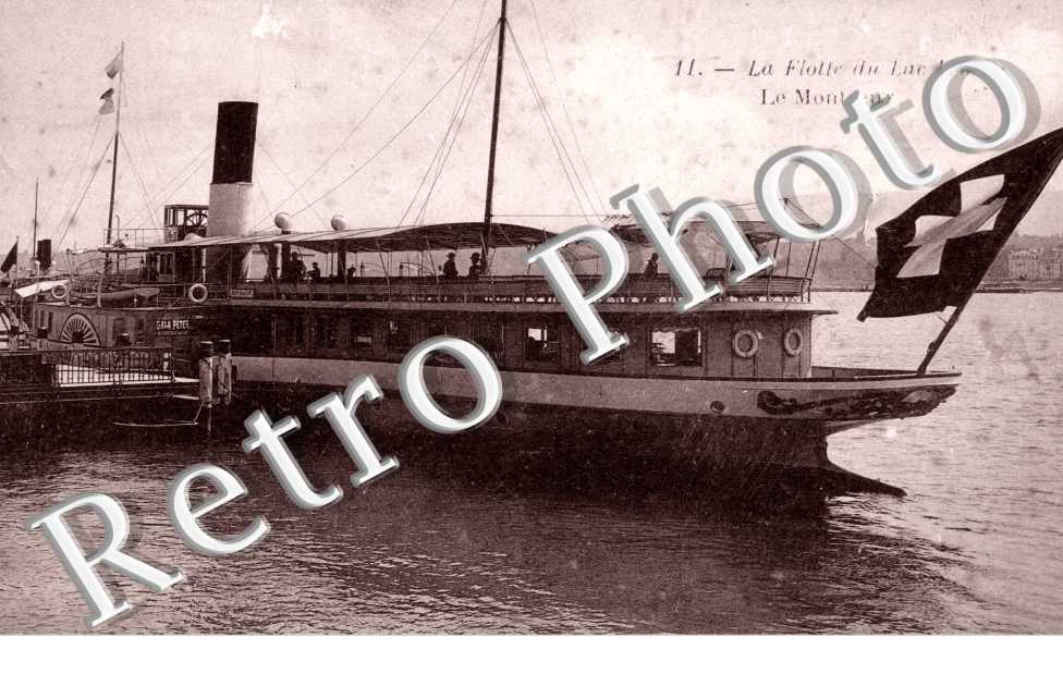 La flotte - "Le Montreux", bateau, lac