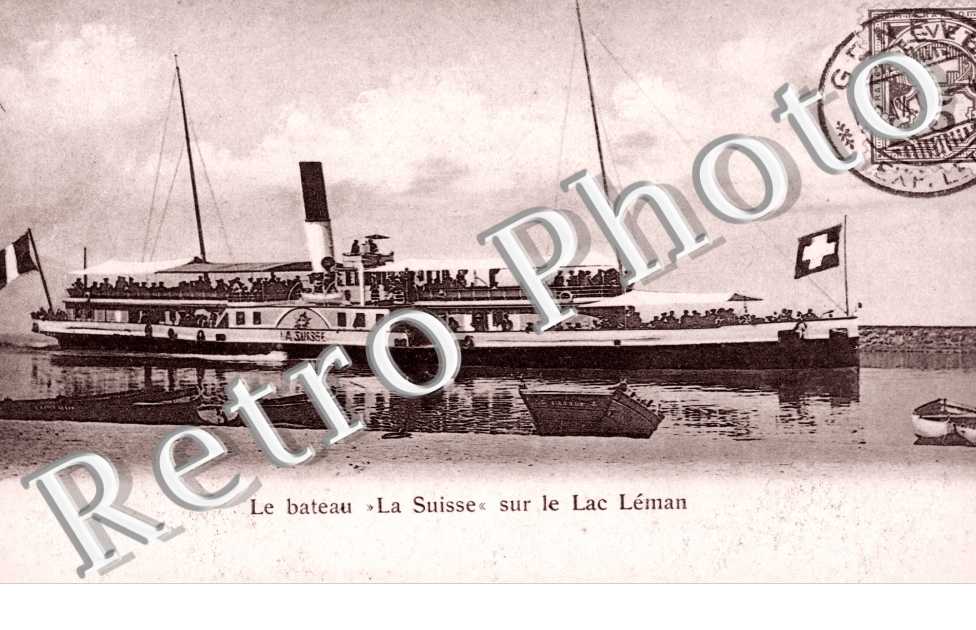 Le bateau sur "la Suisse"