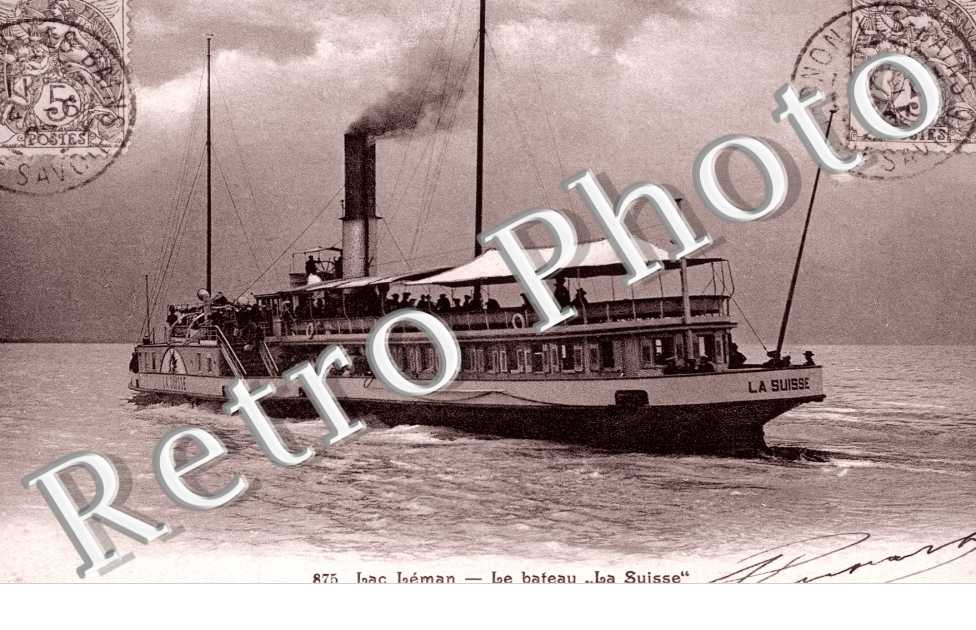 Le bateau "la Suisse", bateau, lac